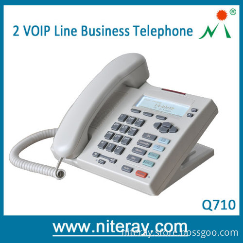 2 Lines VoIP Telephone for Business (Q671)